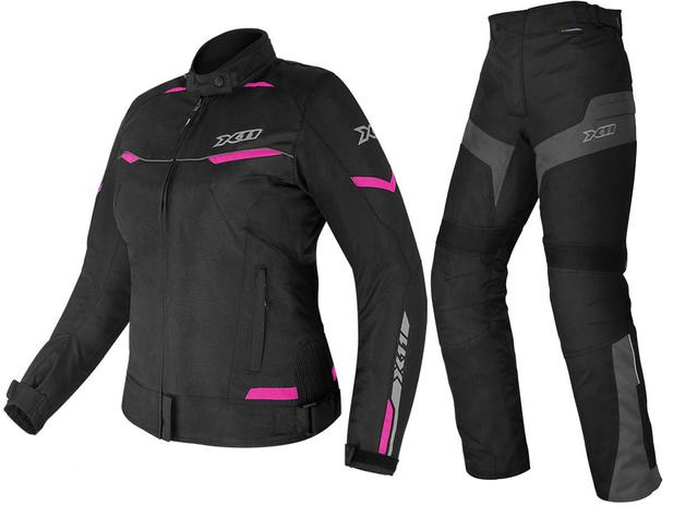 jaqueta feminina motociclista