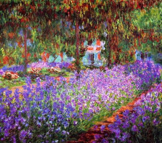Jardim em Ginervy - Claude Monet - Tela 50x56 Para Quadro - Santhatela é ruim? Jardim em Ginervy - Claude Monet - Tela 50x56 Para Quadro - Santhatela é boa?