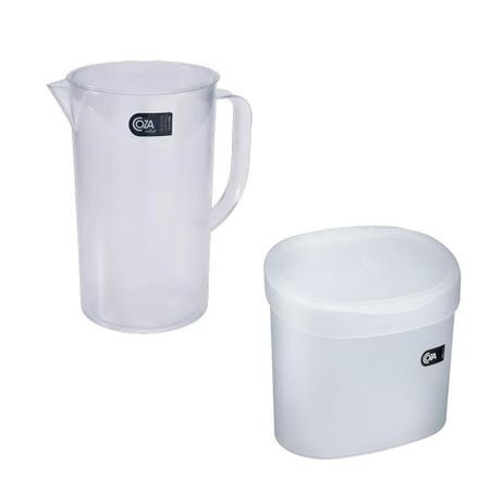 Jarra 2 L + Lixeira para Pia 4 L Natural - Coza - Brinox é boa?