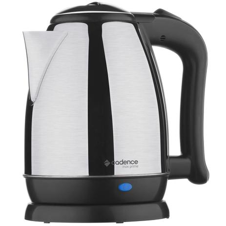 Jarra Chaleira Elétrica Inox Prime 1.7 Litros Cel800 Cadence Menor preço em Jarra Chaleira Elétrica Inox Prime 1.7 Litros Cel800 Cadence