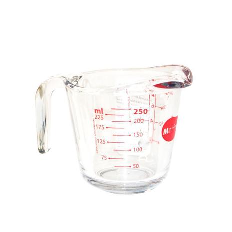 Jarra de Vidro Medidora 250ml com Alça - Marinex Menor preço em Jarra de Vidro Medidora 250ml com Alça - Marinex
