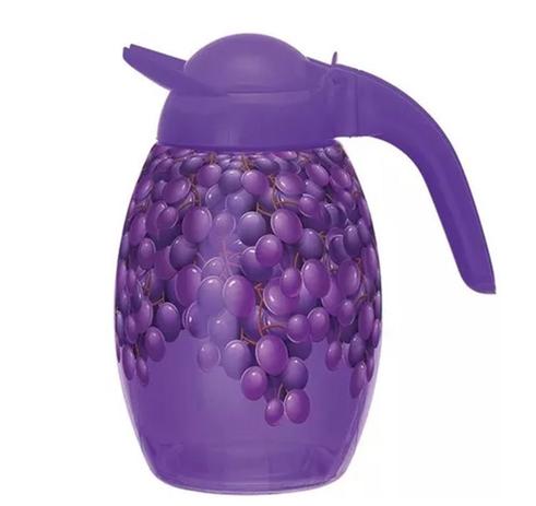 Jarra De Vidro Para Suco Decorada 1,6l C/ Aparador De Gelo - Uva - Arthouse Menor preço em Jarra De Vidro Para Suco Decorada 1,6l C/ Aparador De Gelo - Uva - Arthouse