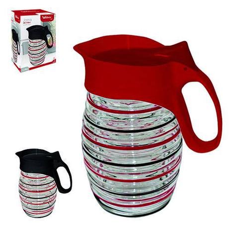 Jarra De Vidro Relevo Creta Slim Colors Com Tampa De Plastico 1 2l Na Caixa - Wellmix Menor preço em Jarra De Vidro Relevo Creta Slim Colors Com Tampa De Plastico 1 2l Na Caixa - Wellmix