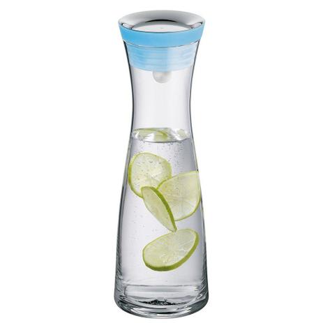 Menor preço em Jarra em Vidro 1 Litro Basic WMF Tampa Azul