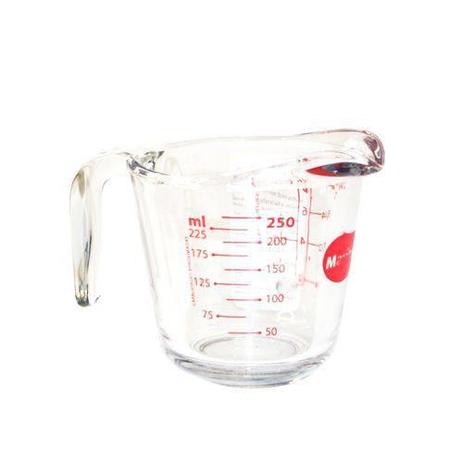 Jarra Medidora de Vidro 250ml Cisper Menor preço em Jarra Medidora de Vidro 250ml Cisper
