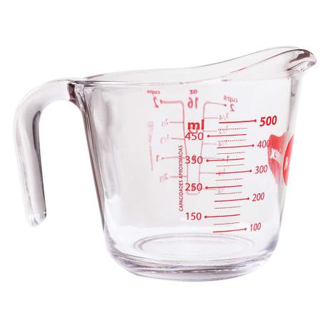 Jarra Medidora Marinex - 500ml - Nadir Menor preço em Jarra Medidora Marinex - 500ml - Nadir