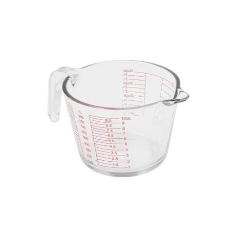 Jarra medidora vidro 1 litro DCasa Menor preço em Jarra medidora vidro 1 litro DCasa