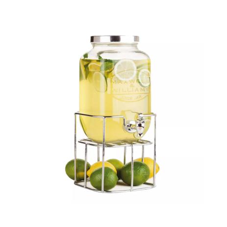 Jarra para suco com suporte Maxwell Williams 3,5 litros Branco Menor preço em Jarra para suco com suporte Maxwell Williams 3,5 litros Branco