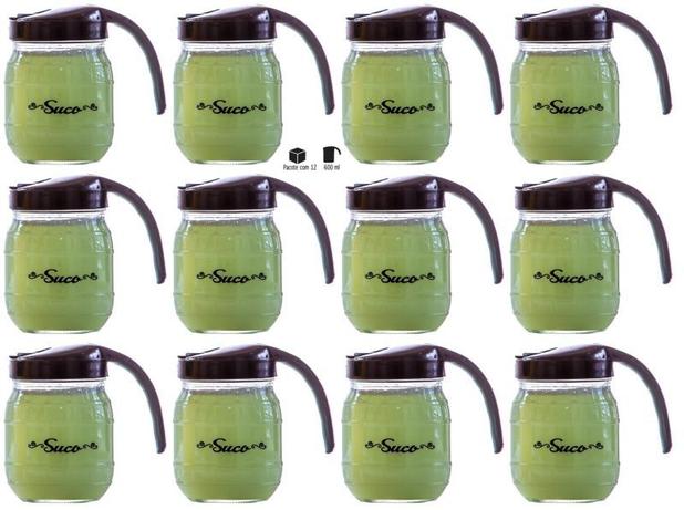 Jarra Suco Barril 600ml Pacote 12 Unidades - Unique - Vetrolar é boa?