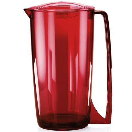 Jarra Vitra De Suco Água 2 Litros Jarro Com Tampa Servir Vermelho - Ou Menor preço em Jarra Vitra De Suco Água 2 Litros Jarro Com Tampa Servir Vermelho - Ou