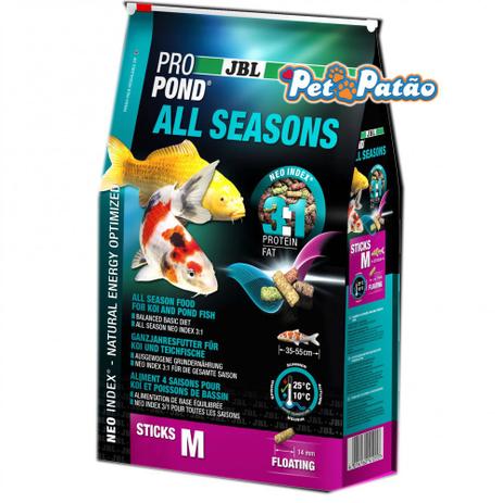 Jbl propond all seasons m 5,8kg ração p/ carpas e kinguios de lagos - un Menor preço em Jbl propond all seasons m 5,8kg ração p/ carpas e kinguios de lagos - un