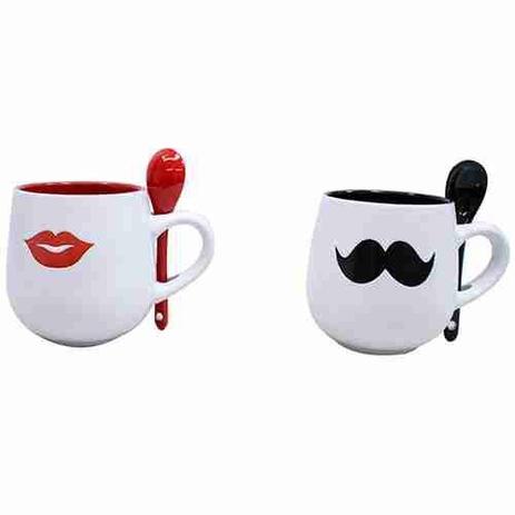 Jg 2 Canecas Porcelana Senhora E Senhora 310ml - Produtos infinity presentes Menor preço em Jg 2 Canecas Porcelana Senhora E Senhora 310ml - Produtos infinity presentes