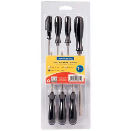 Jg chave fenda/phillips 7 pcs tramontina 43408/115 Menor preço em Jg chave fenda/phillips 7 pcs tramontina 43408/115