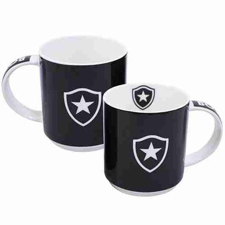 Jg Com 2 Canecas De Porcelana 270ml - Botafogo - Mileno Menor preço em Jg Com 2 Canecas De Porcelana 270ml - Botafogo - Mileno