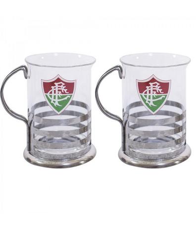 Jg Com 2 Canecas De Vidro 200ml - Fluminense - Mileno Menor preço em Jg Com 2 Canecas De Vidro 200ml - Fluminense - Mileno