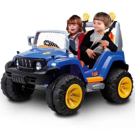 Jipe elétrico belbrinks 12v com 2 lugares - azul - Bellbrinks Menor preço em Jipe elétrico belbrinks 12v com 2 lugares - azul - Bellbrinks
