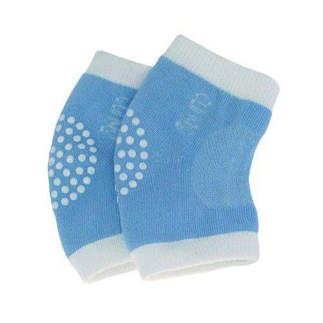 Joelheira Antiderrapante Para Bebe Azul Clingo Menor preço em Joelheira Antiderrapante Para Bebe Azul Clingo