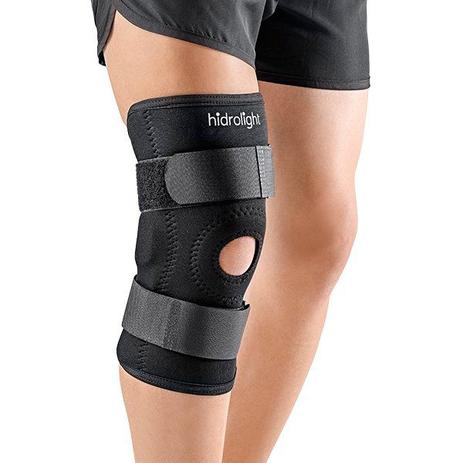 Joelheira Articulada em Neoprene Hidrolight com Travas Laterais Menor preço em Joelheira Articulada em Neoprene Hidrolight com Travas Laterais