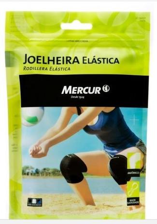 Joelheira Elástica Mercur M Preta 1 Par Cod: BC0633-BP - Merck Menor preço em Joelheira Elástica Mercur M Preta 1 Par Cod: BC0633-BP - Merck