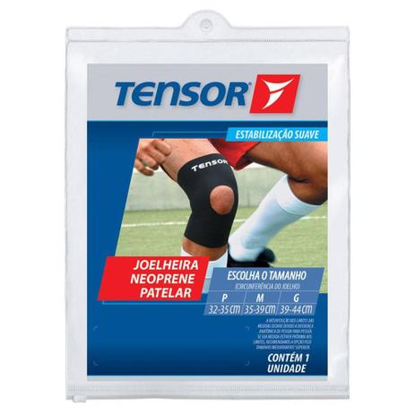 Joelheira Patelar Tensor Neoprene - G, preto, 1 unidade Menor preço em Joelheira Patelar Tensor Neoprene - G, preto, 1 unidade