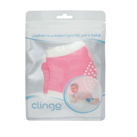 Joelheira Protetora Para Bebês Rosa Clingo C0129 Clingo Brasbaby é boa?