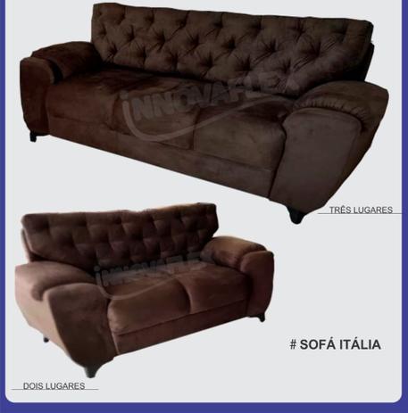 Jogo 2 E 3 Lugares Italia Innovaflex No Magalu Magazine Luiza