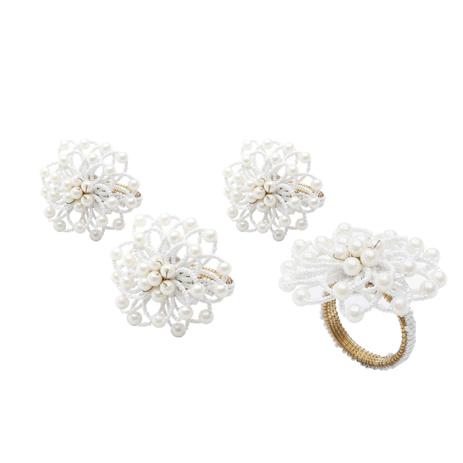 Jogo 4 Anéis Para Guardanapo 7x7cm Miçangas Pearl Bon Gourmet é boa?