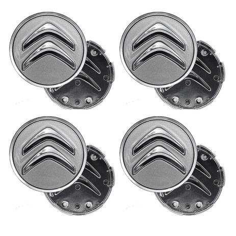 Jogo 4 Calota Centro Roda Citroen DS3 Prata é ruim? Jogo 4 Calota Centro Roda Citroen DS3 Prata é boa?