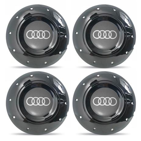 Jogo 4 Calota Centro Roda Ferro VW Amarok Aro 13 14 15 4 Furos  Preta Brilhante Emblema Audi é boa?