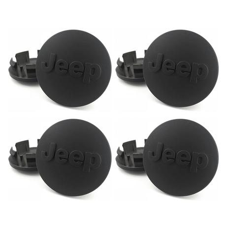 Jogo 4 Calota Centro Roda Jeep Renegade Preta Fosca é boa?