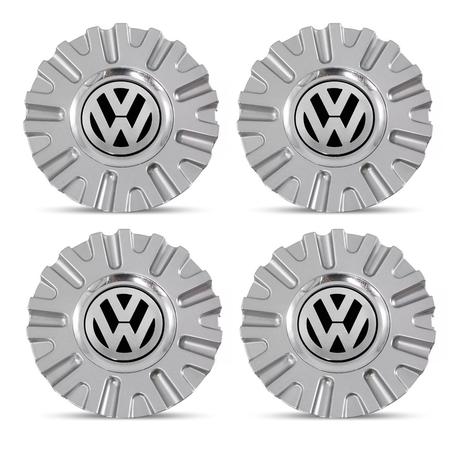 Jogo 4 Calota Centro Roda KR 1560 Emblema VW Menor preço em Jogo 4 Calota Centro Roda KR 1560 Emblema VW