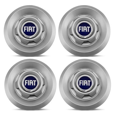 Jogo 4 Calota Centro Roda VW Saveiro Modelo Novo 4 Furos Prata Emblema Fiat Azul é ruim? Jogo 4 Calota Centro Roda VW Saveiro Modelo Novo 4 Furos Prata Emblema Fiat Azul é boa?
