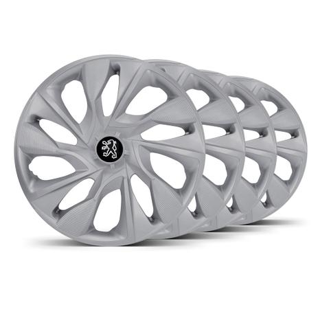 Jogo 4 Calota DS4 Aro 14 Prata 4x100 / 4x108 Peugeot - Elitte é ruim? Jogo 4 Calota DS4 Aro 14 Prata 4x100 / 4x108 Peugeot - Elitte é boa?