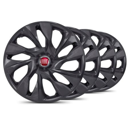 Jogo 4 Calota DS4 Unicolor Aro 15 Preta Fosca Fiat Vermelho - Elitte é ruim? Jogo 4 Calota DS4 Unicolor Aro 15 Preta Fosca Fiat Vermelho - Elitte é boa?