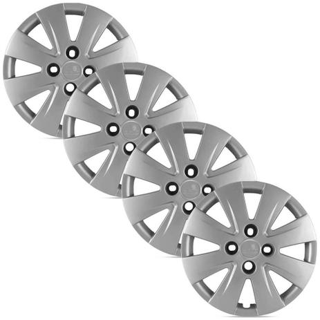 Jogo 4 Calota Modelo Original Gol Voyage Saveiro Prata Aro 14 Grid - Gridcalotas Menor preço em Jogo 4 Calota Modelo Original Gol Voyage Saveiro Prata Aro 14 Grid - Gridcalotas