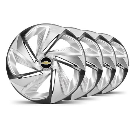 Jogo 4 Calota Nitro Aro 14 Prata / Grafite GM Preta - Elitte é ruim? Jogo 4 Calota Nitro Aro 14 Prata / Grafite GM Preta - Elitte é boa?