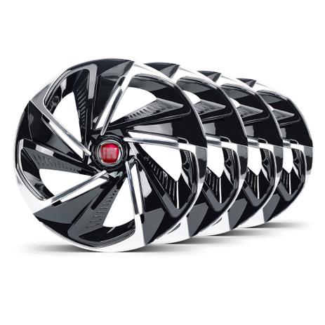 Jogo 4 Calota Nitro Aro 14 Preta / Cromada Fiat Vermelho - Elitte é boa?