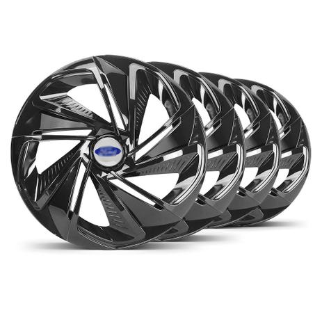 Jogo 4 Calota Nitro Aro 14 Preta Ford Prata - Elitte é ruim? Jogo 4 Calota Nitro Aro 14 Preta Ford Prata - Elitte é boa?