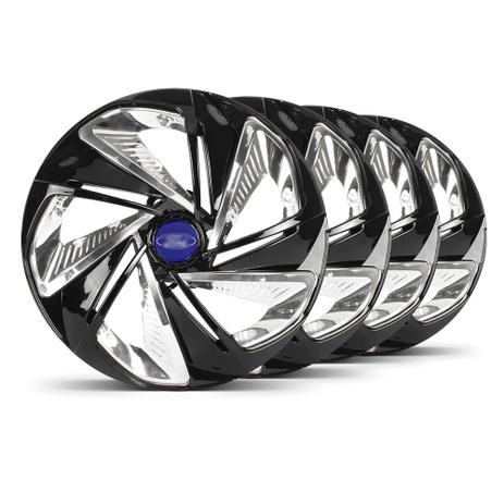 Jogo 4 Calota Nitro X Aro 14 Preta / Cromada Ford Azul Marinho - Elitte é boa?