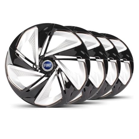 Jogo 4 Calota Nitro X Aro 14 Preta / Prata Fiat Vermelho - Elitte é boa?