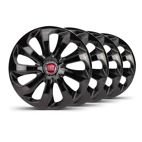 Jogo 4 Calota Velox Unicolor Aro 14 Preta Fiat Vermelho - Elitte é ruim? Jogo 4 Calota Velox Unicolor Aro 14 Preta Fiat Vermelho - Elitte é boa?