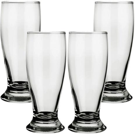 Jogo 4 Copos Tulipa para Cerveja Chopp 300ml Vidro Nadir Munich Menor preço em Jogo 4 Copos Tulipa para Cerveja Chopp 300ml Vidro Nadir Munich