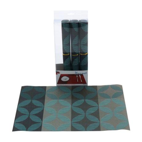 Jogo 4 lugar americano em PVC Premier Azul 30x45 Menor preço em Jogo 4 lugar americano em PVC Premier Azul 30x45