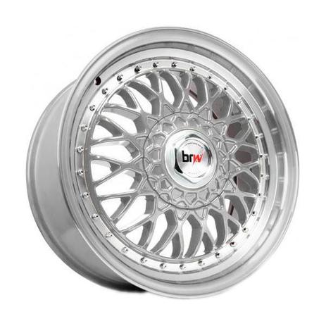 Jogo 4 rodas aro 17 BRW 900 BBS 4x100 / 4x108 Prata e diamante tala 7 ET35 Menor preço em Jogo 4 rodas aro 17 BRW 900 BBS 4x100 / 4x108 Prata e diamante tala 7 ET35