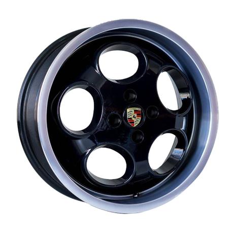Jogo 4 rodas KR M-6 aro 17 4X100 preto e diamante tala 6 ET 32 Menor preço em Jogo 4 rodas KR M-6 aro 17 4X100 preto e diamante tala 6 ET 32