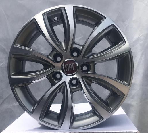 Jogo 4 rodas KR S-02 Toro 2018 aro 18 5X110 grafite e diamante (GD) tala 7 ET 40 Menor preço em Jogo 4 rodas KR S-02 Toro 2018 aro 18 5X110 grafite e diamante (GD) tala 7 ET 40