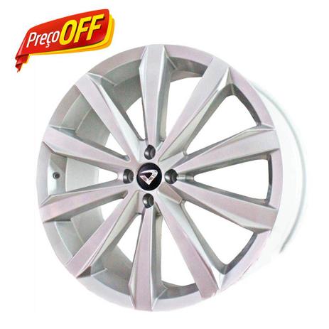 Jogo 4 rodas Volcano Misty Passat VR6 aro 20 4X100 prata tala 7,5 ET 42 Menor preço em Jogo 4 rodas Volcano Misty Passat VR6 aro 20 4X100 prata tala 7,5 ET 42
