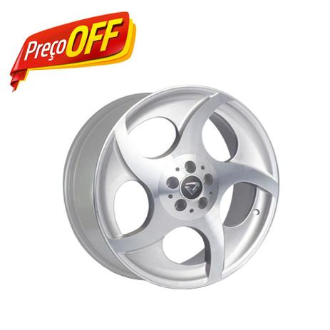 Jogo 4 rodas Volcano Munique Mercedes SLR aro 18 4X100 prata e diamante tala 7 ET 42 Menor preço em Jogo 4 rodas Volcano Munique Mercedes SLR aro 18 4X100 prata e diamante tala 7 ET 42