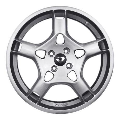 Jogo 4 rodas Volcano Stuttgart Porsche aro 18 4X100 hyper prata tala 7 ET 42 Menor preço em Jogo 4 rodas Volcano Stuttgart Porsche aro 18 4X100 hyper prata tala 7 ET 42