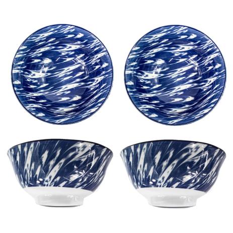 Jogo 4 Tigelas Bowls Cumbucas Porcelana 600 ml Luxo Importada Firenze CH1351-6 / 05 - Santa cecilia Menor preço em Jogo 4 Tigelas Bowls Cumbucas Porcelana 600 ml Luxo Importada Firenze CH1351-6 / 05 - Santa cecilia